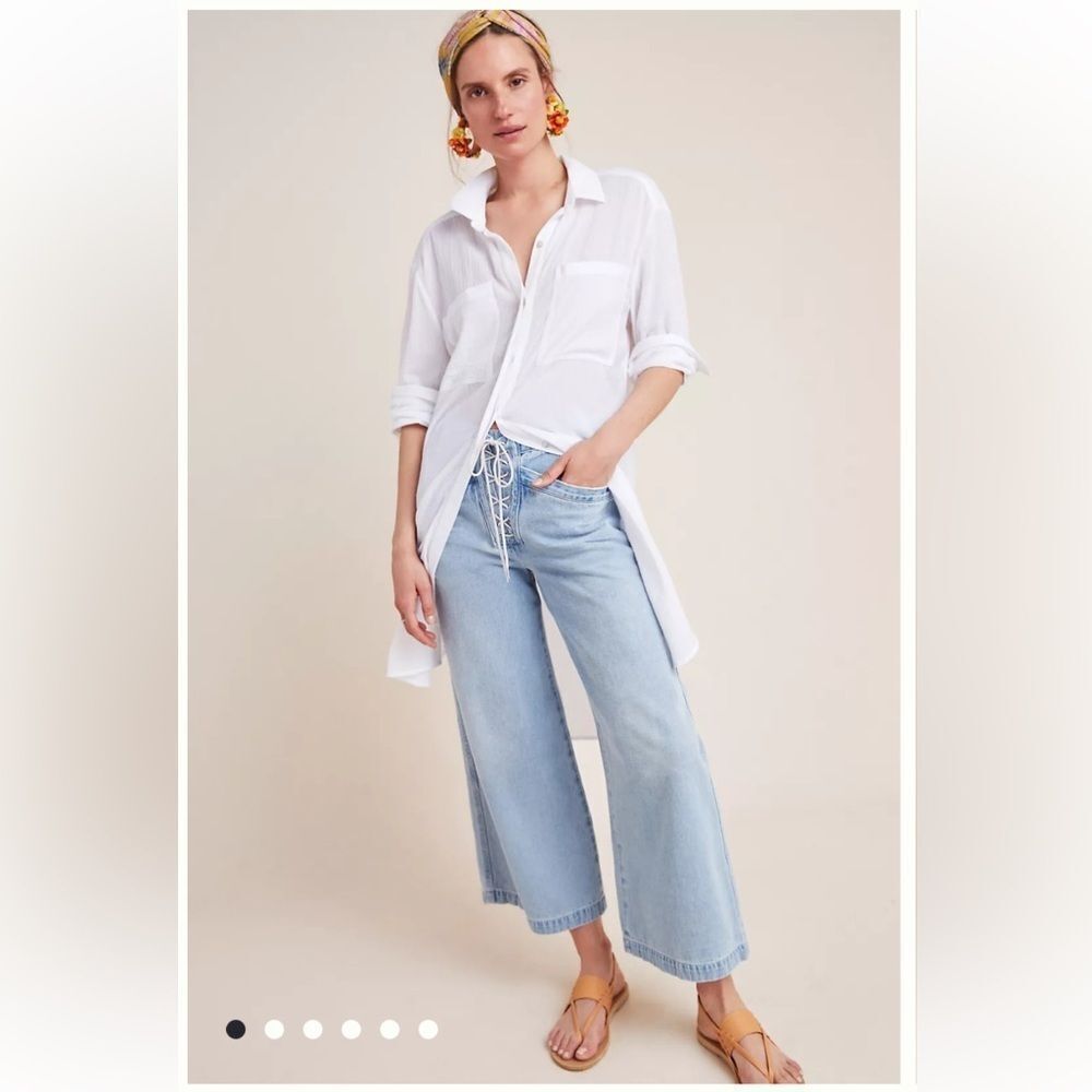 Citizens of Humanity Size 28 Nadia Wide Leg Crop Ultra High Rise